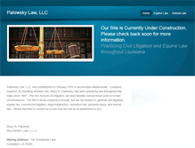 Tablet Screenshot of palowsky-law.com
